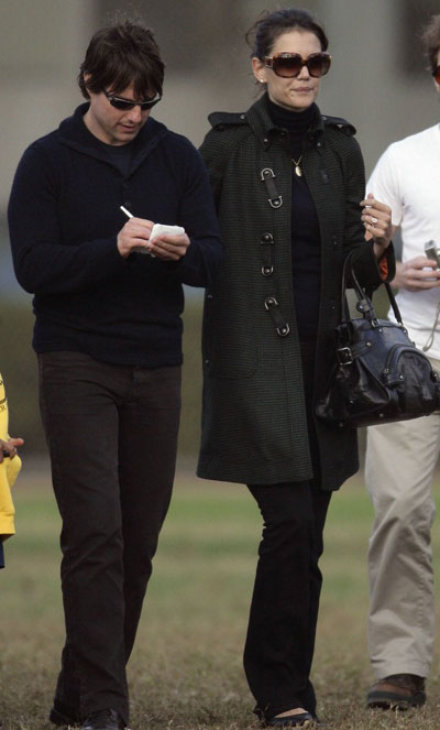 Tom and Katie take soccer sidelines