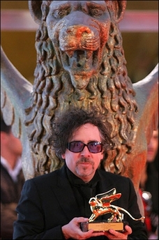 US director Tim Burton receives career Golden Lionin Venice