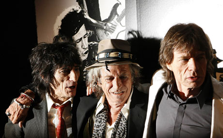 Rolling Stones at the premiere of the documentary film 