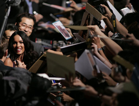 Megan Fox at premiere of the 