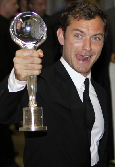 Jude Law receives 