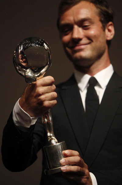 Jude Law receives 