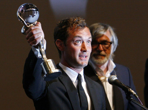 Jude Law receives 