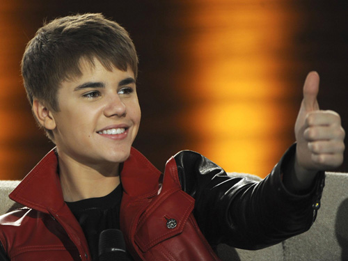 Justin Bieber at German TV game show 'Wetten Dass...?' in Augsburg