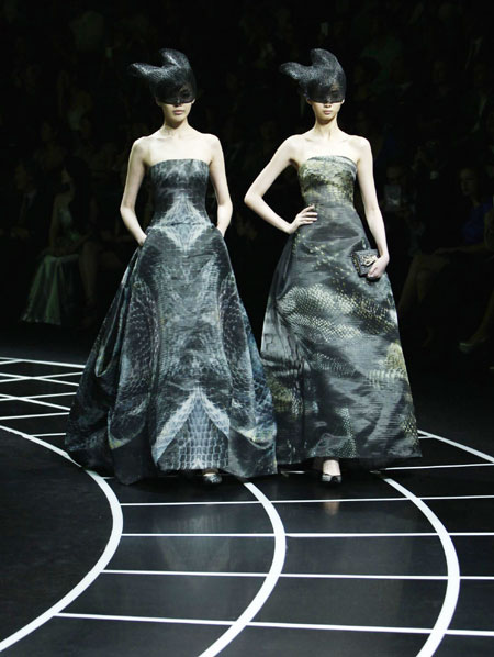 Giorgio Armani holds fashion show in Beijing