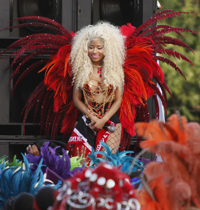 Nicki Minaj performs in Belmont