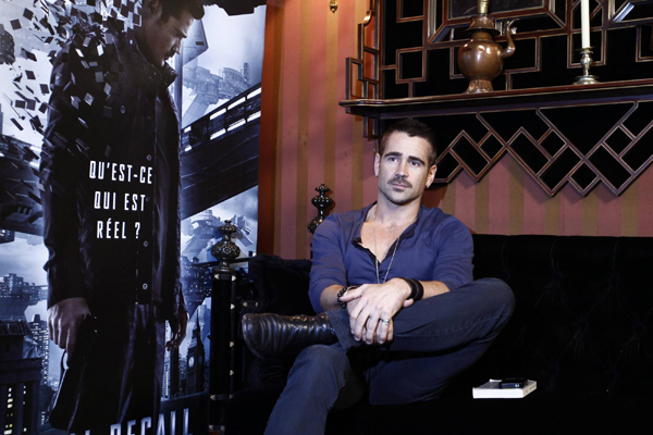 Colin Farrell promotes 'Total Recall'