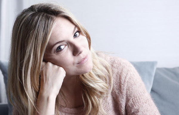 Sienna Miller poses for portrait