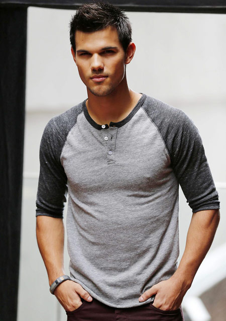 Taylor Lautner promotes 'Twilight Saga'