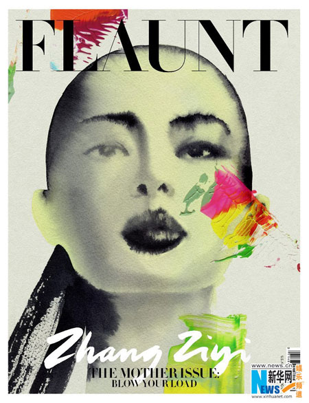 Zhang Ziyi covers US Flaunt magazine