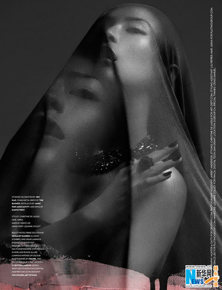 Zhang Ziyi covers US Flaunt magazine