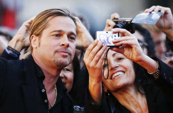 Brad Pitt promotes 'World War Z' in Sydney