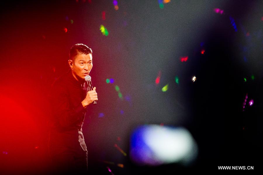 Highlights of pop star Andy Lau's concert tour in Nanjing