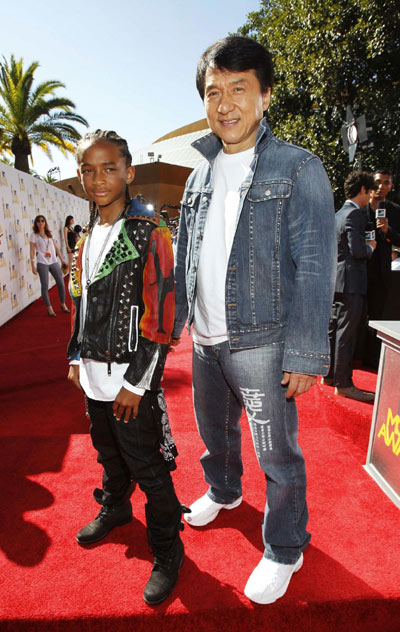 Jackie Chan attends the 2010 MTV Movie Awards