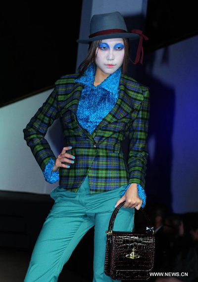 Vivienne Westwood's creation presented in Taipei