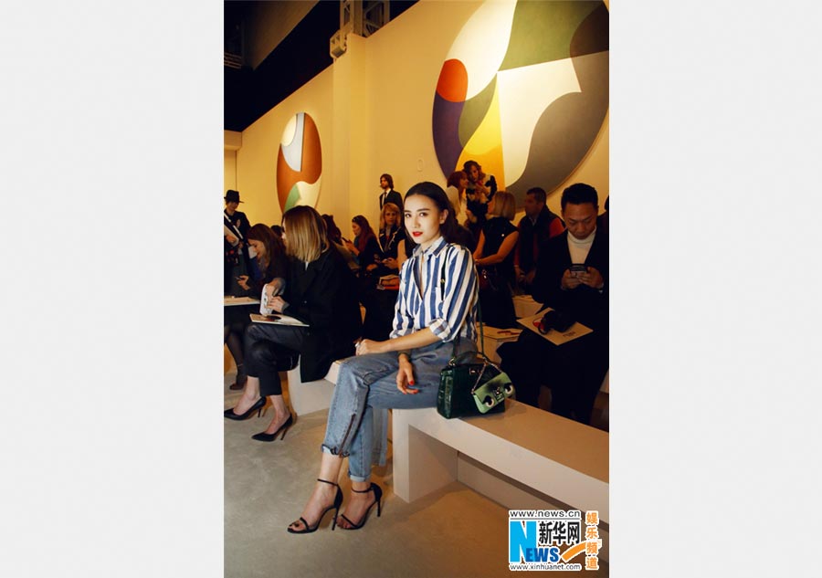 Actress Song Jia attends Milan Fashion Week