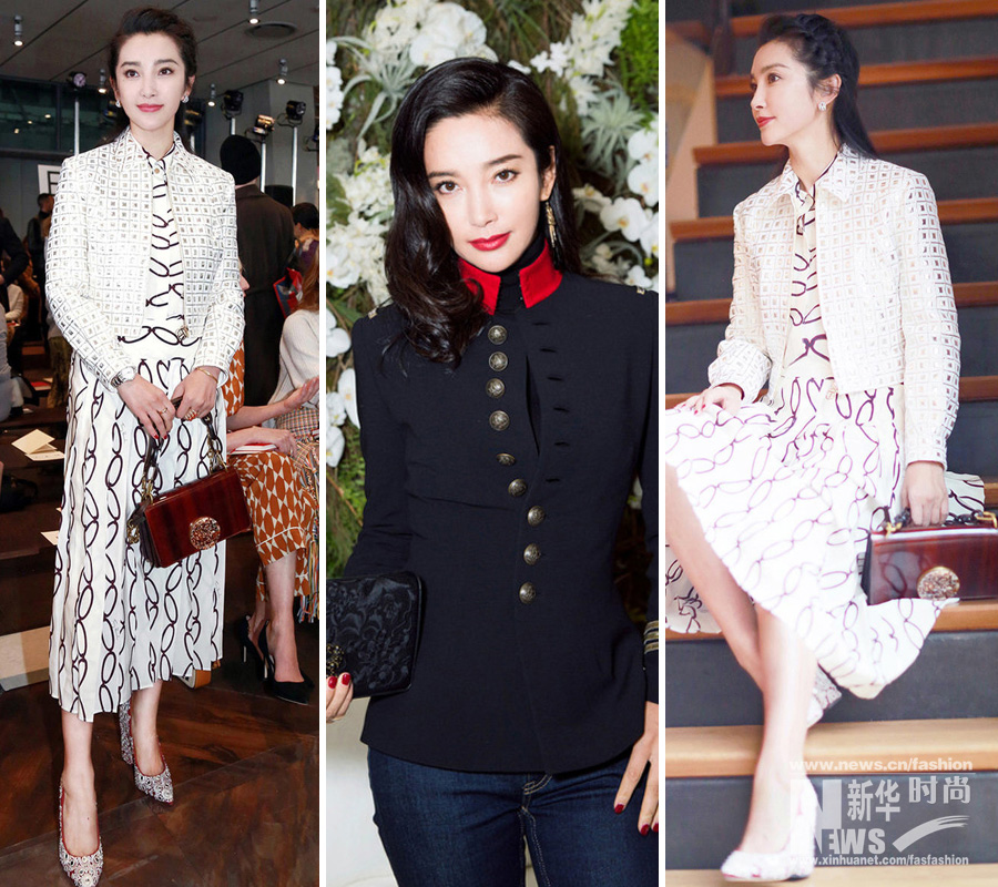 Chinese stars flaunt their style during fashion week