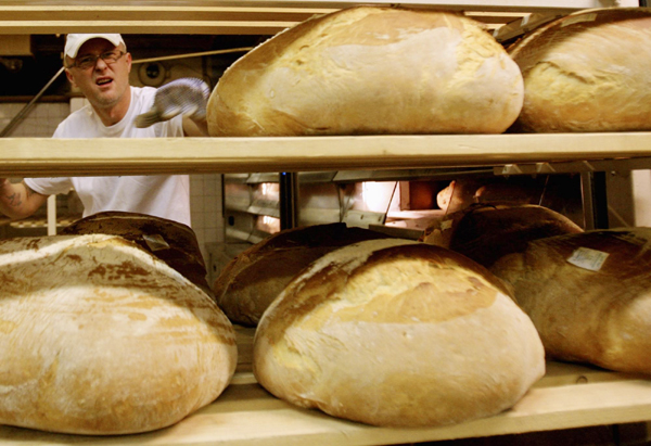 Freshly baked breads at Lipoti Bakery