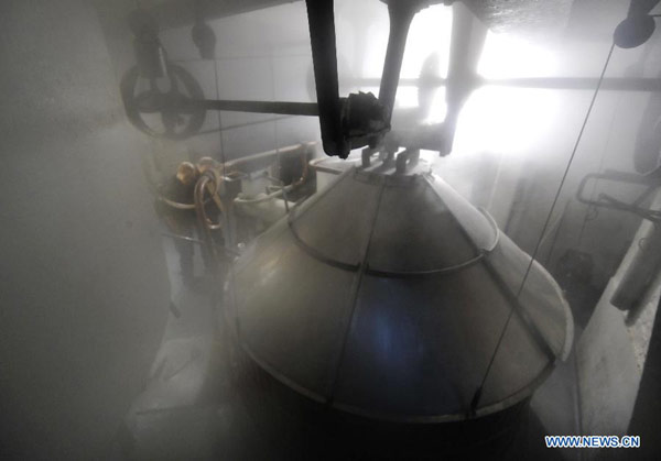 Traditional beer brewer Cantillon in Belgium