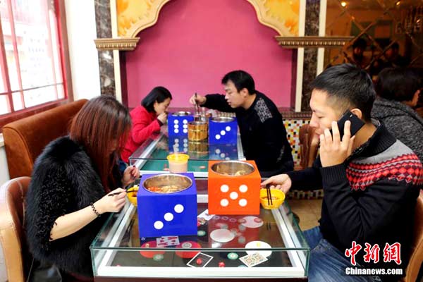 Casino-themed restaurant opens in Taiyuan