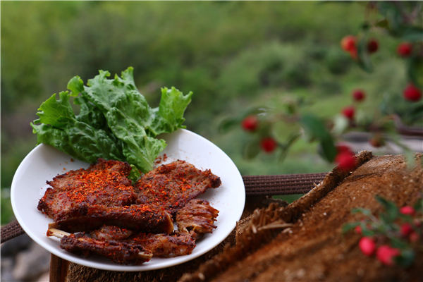 Pigs of paradise at Shangri-La restaurant