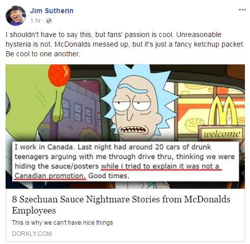 McDonald's limited Szechuan Sauce leads to chaos, again