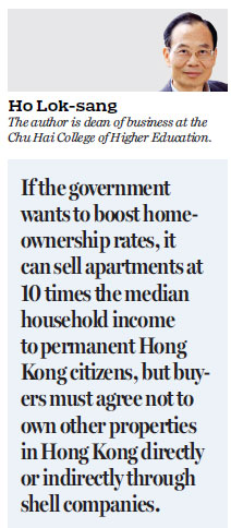 Public housing sales must benefit needy