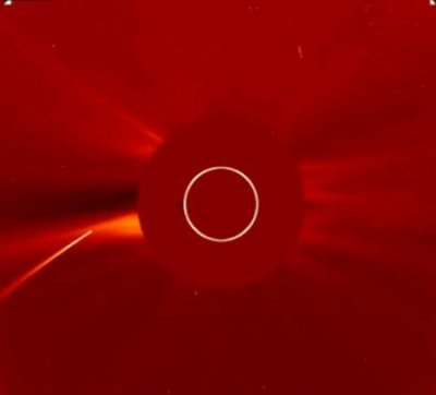 美國拍到彗星奔向太陽被吞噬瞬間