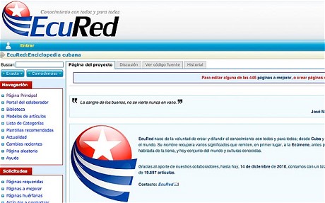 古巴版維基百科正式上線 將美國定義為“當代帝國”