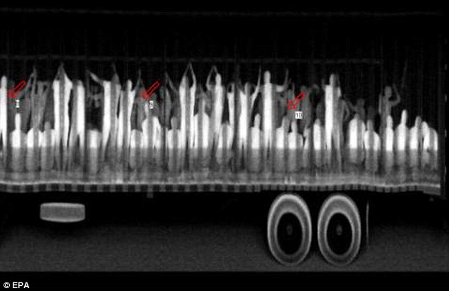 兩輛貨車塞513人過掃描儀 墨西哥逮捕涉嫌偷渡者