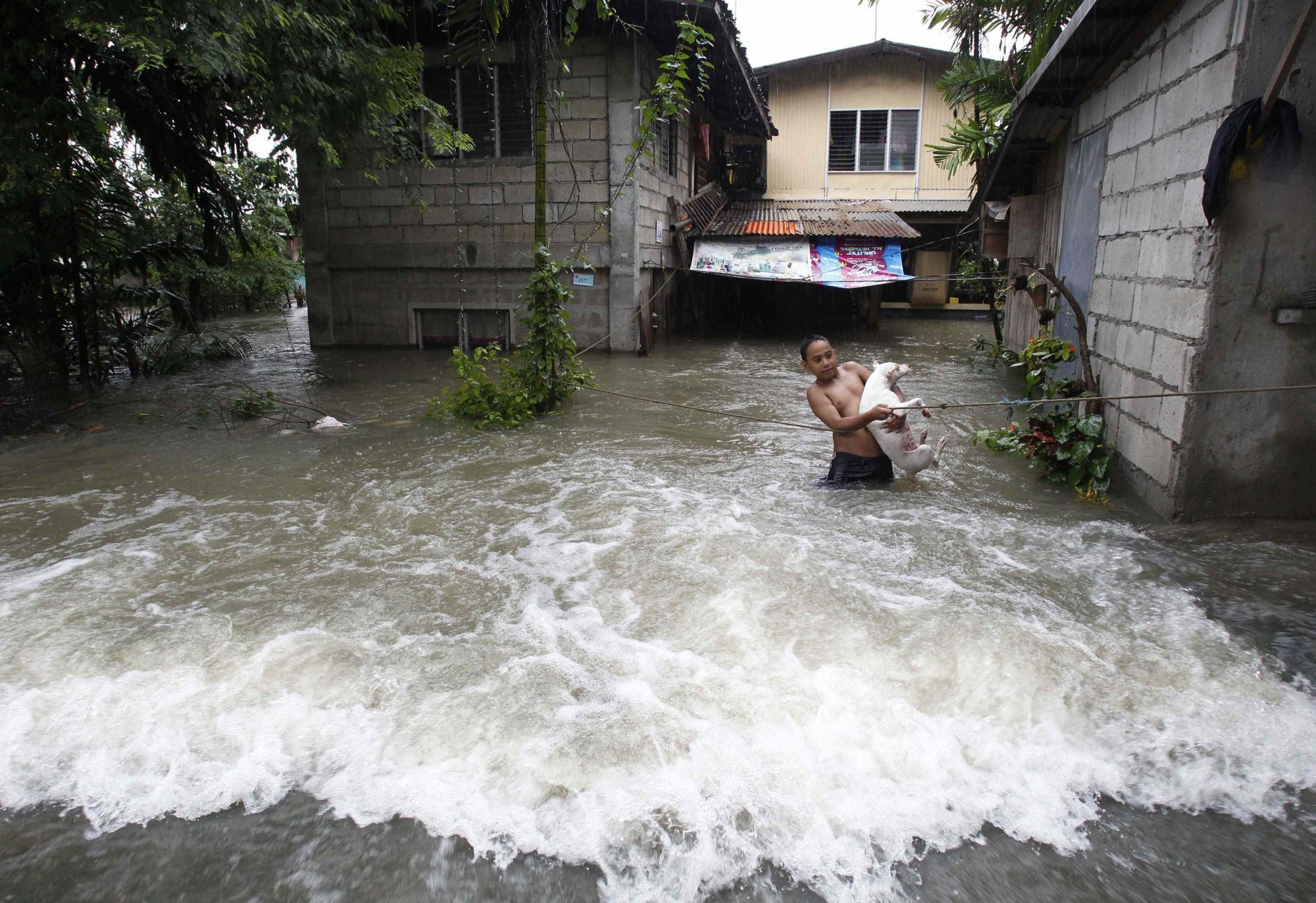 “海葵”致菲律賓首都暴雨肆虐 逾六成城區被淹百萬余人受災