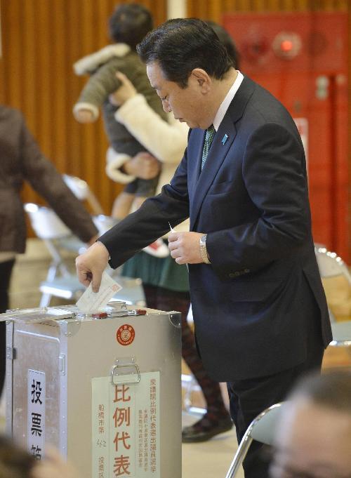 日本各黨首靜候選戰結果 野田稱將“聽天命”