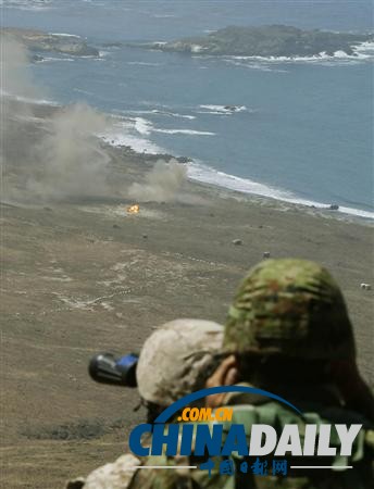 日自衛(wèi)隊首次與美軍舉行實彈射擊訓練 加強離島防衛(wèi)