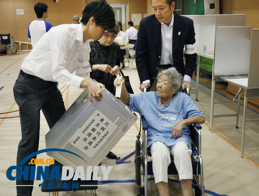 日本聯合執政的自民黨和公明黨在參議院選舉中獲勝