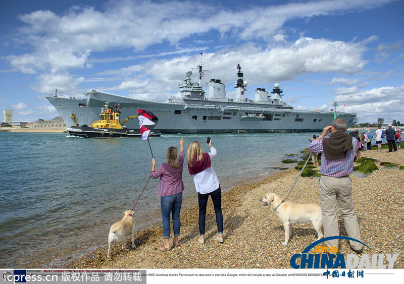 英西直布羅陀主權爭議升級 英國軍艦赴地中海演習