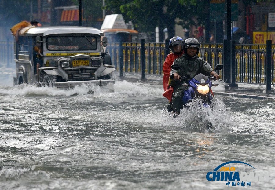 菲律賓暴雨成災 已致2人死亡多人失蹤（組圖）