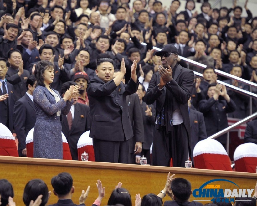 前NBA球星羅德曼抵達北京 將再赴朝鮮與“好友”金正恩會面