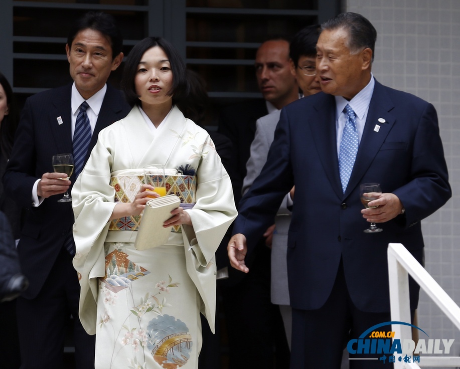 日本彬子女王與外相訪問阿根廷 為東京申奧造勢（組圖）