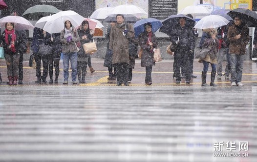 日本部分地區降雪量超1米 400余航班取消多人遇難