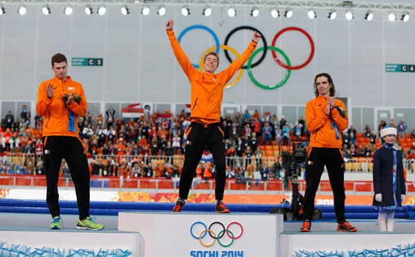 Dutch success on Sochi ice leaves others feeling sick