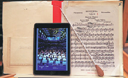 Boston orchestra hits new note with iPads for audience