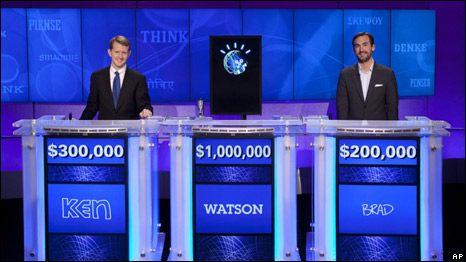 IBM supercomputer wins TV quiz: IBM 超級電腦擊敗人腦