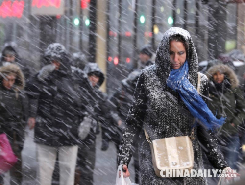 美國紐約遭遇史上最強暴風雪