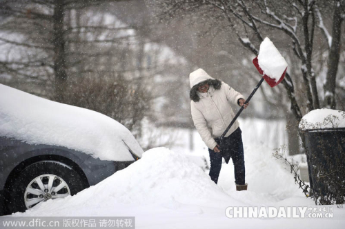 美國紐約遭遇史上最強暴風雪