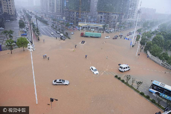 強(qiáng)降雨持續(xù) 長江部分支流超歷史最高水位