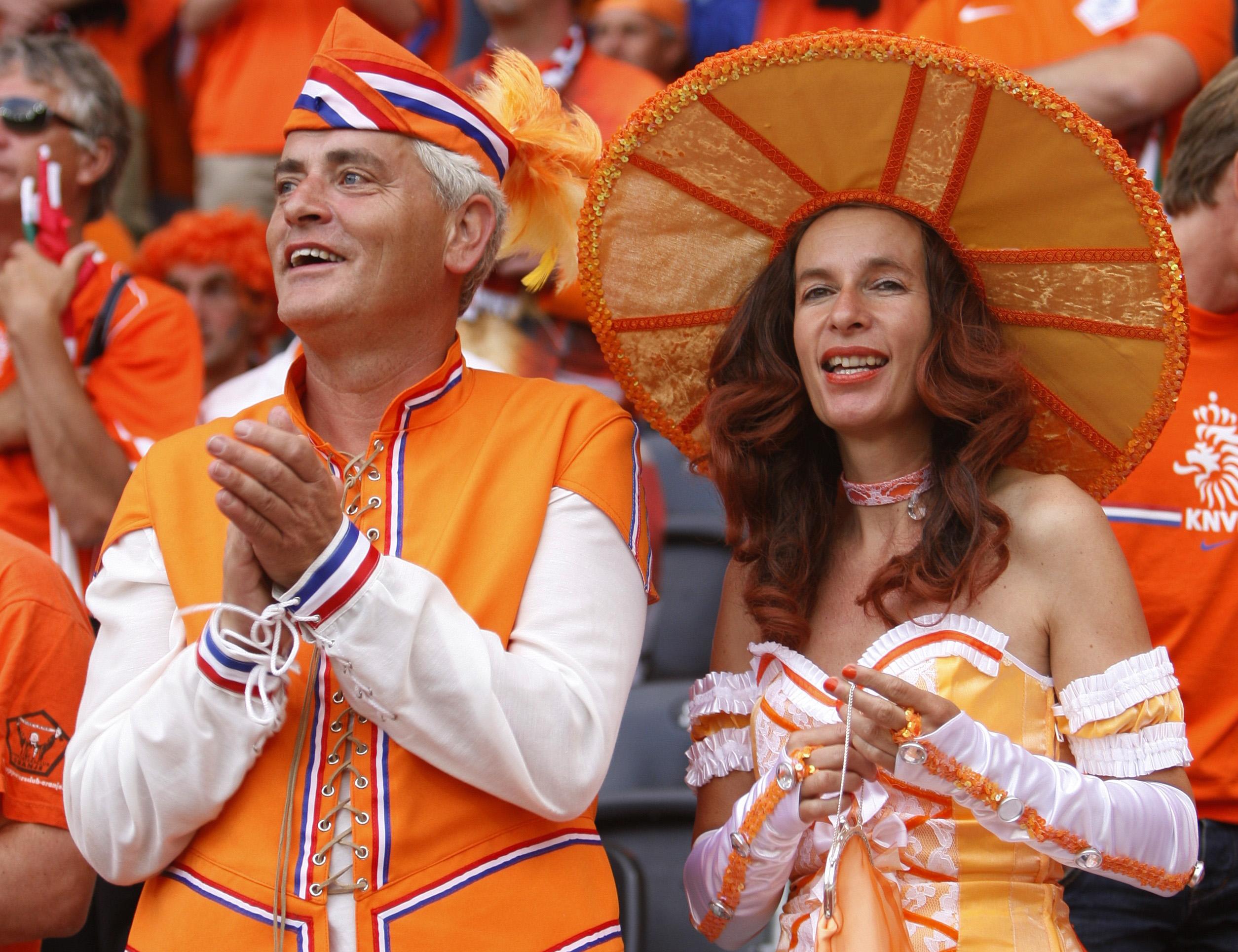 Fans at Euro 2008 soccer match