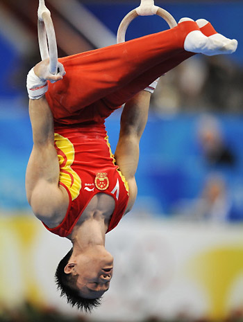 China wins Games 1st gymnastics gold