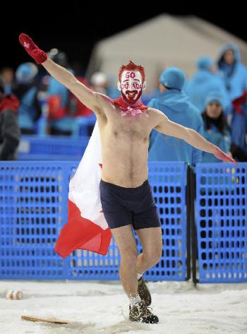 Fans at the Vancouver 2010 Winter Olympics