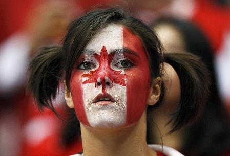 Fans at the Vancouver 2010 Winter Olympics