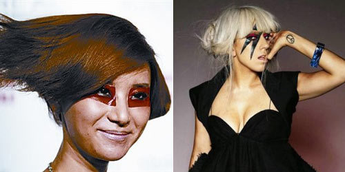 Lady Gaga's imitators in China